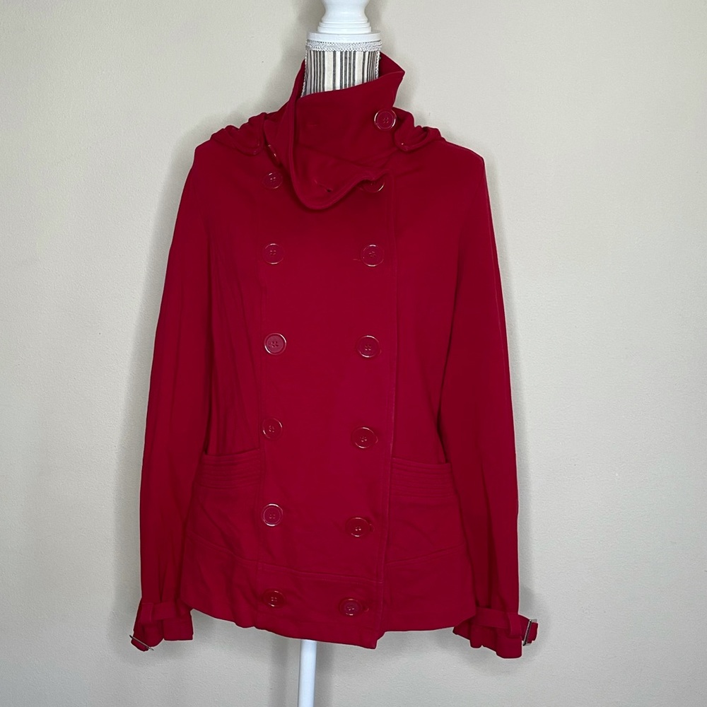 INC International Concepts Buttoned Down Jacket L - Picture 15 of 17